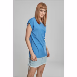 Urban Classics Ladies Extended Shoulder Tee Maglietta Girocollo Manica corta Cotone, Maglia - Vista aggiuntiva 4