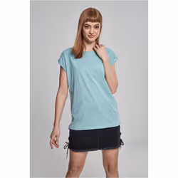 Urban Classics Ladies Extended Shoulder Tee, Maglietta, Adulto, Femmina, Turchese, Monocromatico, 5XL