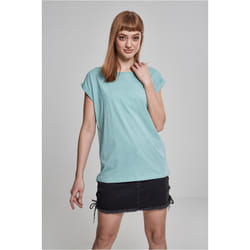Urban Classics Ladies Extended Shoulder Tee Maglietta Girocollo Manica corta Cotone, Maglia