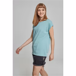 Urban Classics Ladies Extended Shoulder Tee Maglietta Girocollo Manica corta Cotone, Maglia