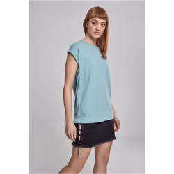 Urban Classics Ladies Extended Shoulder Tee Maglietta Girocollo Manica corta Cotone, Maglia - Vista aggiuntiva 4