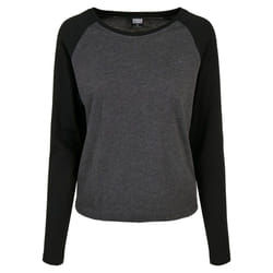 Urban Classics TB4539 Maglietta Girocollo Manica lunga Cotone, Poliestere