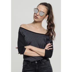 Urban Classics Ladies 3/4 Contrast Raglan Tee Maglietta Girocollo Manica a 3/4 Cotone