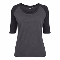 Urban Classics Ladies 3/4 Contrast Raglan Tee Maglietta Girocollo Manica a 3/4 Cotone - Vista aggiuntiva 7