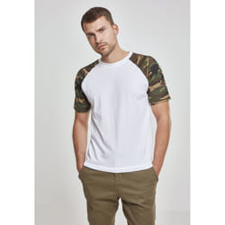 Urban Classics Raglan Contrast Tee Maglietta Girocollo Manica corta Cotone, Maglia