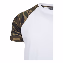 Urban Classics Raglan Contrast Tee Maglietta Girocollo Manica corta Cotone, Maglia - Vista aggiuntiva 4