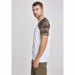 Urban Classics Raglan Contrast Tee Maglietta Girocollo Manica corta Cotone, Maglia - Vista aggiuntiva 6