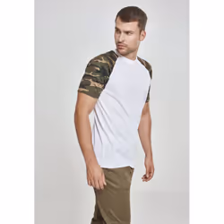 Urban Classics Raglan Contrast Tee Maglietta Girocollo Manica corta Cotone, Maglia - Vista aggiuntiva 8