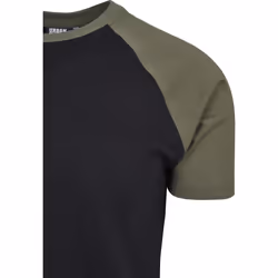 Urban Classics Raglan Contrast Tee Maglietta Girocollo Manica corta Cotone, Maglia - Vista aggiuntiva 5