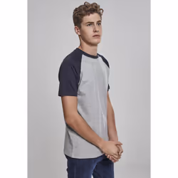 Urban Classics Raglan Contrast Tee Maglietta Girocollo Manica corta Cotone, Maglia - Vista aggiuntiva 4