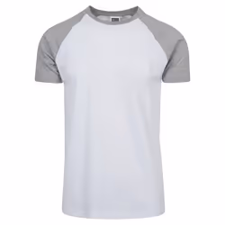 Urban Classics TB639-00230-0039, Maglietta, Adulto, Maschio, Grigio, Bianco, 4XL, Girocollo