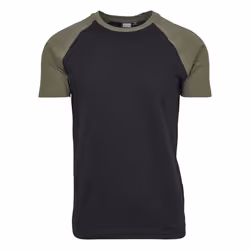 Urban Classics Raglan Contrast Tee Maglietta Girocollo Manica corta Cotone, Maglia
