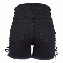 Urban Classics TB2001-00709-0007 Pantaloncini con volant Femmina Nero