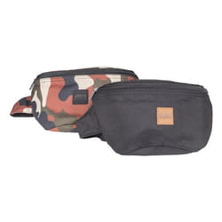 Urban Classics TB2255-01422-0050 marsupio Poliestere Nero, Mimetico