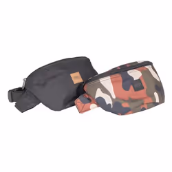 Urban Classics TB2255-01422-0050 marsupio Poliestere Nero, Mimetico