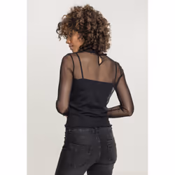 Urban Classics TB2324 Canottiera Manica lunga Cotone, Elastan, Nylon, Poliammide - Vista aggiuntiva 5