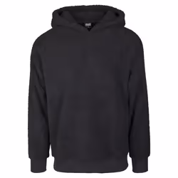 Urban Classics TB2404-00007-0042, Adulto, Maschio, Felpa con cappuccio, Nero, Girocollo, Manica lunga