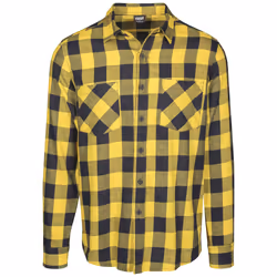 Urban Classics Checked Flanell Camicia Manica lunga Cotone - Vista aggiuntiva 4