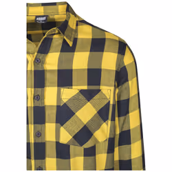 Urban Classics Checked Flanell Camicia Manica lunga Cotone - Vista aggiuntiva 5