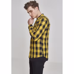 Urban Classics Checked Flanell Camicia Manica lunga Cotone - Vista aggiuntiva 7