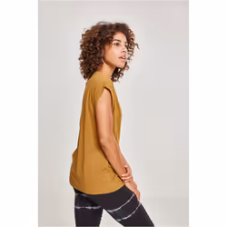 Urban Classics Ladies Extended Shoulder Tee Maglietta Girocollo Manica corta Cotone, Maglia - Vista aggiuntiva 4