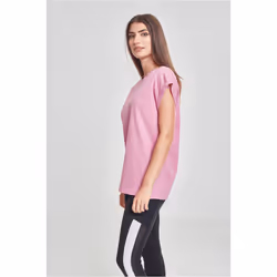Urban Classics Ladies Extended Shoulder Tee Maglietta Girocollo Manica corta Cotone, Maglia - Vista aggiuntiva 2