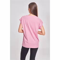 Urban Classics Ladies Extended Shoulder Tee Maglietta Girocollo Manica corta Cotone, Maglia - Vista aggiuntiva 3