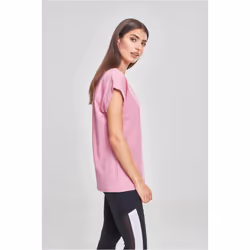Urban Classics Ladies Extended Shoulder Tee Maglietta Girocollo Manica corta Cotone, Maglia - Vista aggiuntiva 4