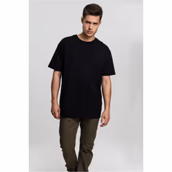Urban Classics TB1778, Maglietta, Adulto, Maschio, Nero, Monocromatico, 3XL