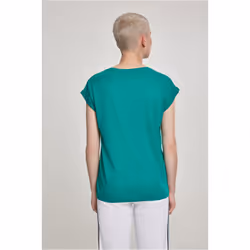 Urban Classics Ladies Extended Shoulder Tee Maglietta Girocollo Manica corta Cotone, Maglia - Vista aggiuntiva 3