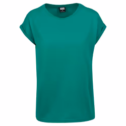 Urban Classics Ladies Extended Shoulder Tee Maglietta Girocollo Manica corta Cotone, Maglia - Vista aggiuntiva 6