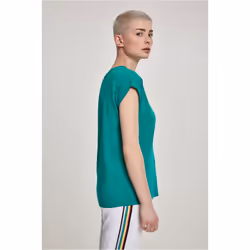 Urban Classics Ladies Extended Shoulder Tee Maglietta Girocollo Manica corta Cotone, Maglia - Vista aggiuntiva 4