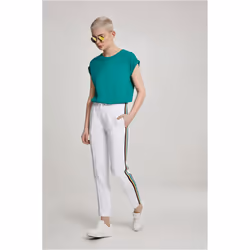 Urban Classics Ladies Extended Shoulder Tee Maglietta Girocollo Manica corta Cotone, Maglia - Vista aggiuntiva 5