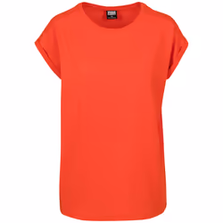 Urban Classics Ladies Extended Shoulder Tee Maglietta Girocollo Manica corta Cotone, Maglia - Vista aggiuntiva 6