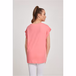 Urban Classics Ladies Extended Shoulder Tee Maglietta Girocollo Manica corta Cotone, Maglia - Vista aggiuntiva 3