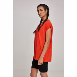 Urban Classics Ladies Extended Shoulder Tee Maglietta Girocollo Manica corta Cotone, Maglia - Vista aggiuntiva 2