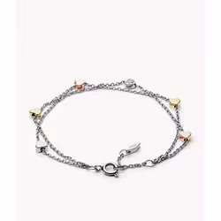 Fossil JF02854998 braccialetto Acciaio inox