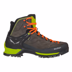 Salewa MTN Trainer Mid GTX Maschio Adulto Nero, Marrone, Verde, Arancione