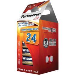 Panasonic - Pro Power, Pile alcaline aa, Confezione da 24, 1.5 v, ottima per giocattoli, LR6PPG/24CD