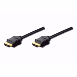 Ednet 84472, 2 m, HDMI tipo A (Standard), HDMI tipo A (Standard), Nero