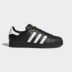 Adidas Superstar Foundation Maschio Nero, Bianco