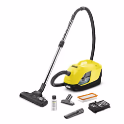 Kärcher DS 6, 650 W, A cilindro, Secco e bagnato, Senza sacchetto, HEPA, Acqua, Filtraggio Aqua