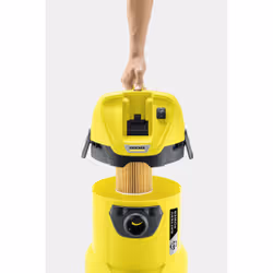 Kärcher 1.629-910.0 estrattore di polvere Nero, Giallo 17 L 300 W - Vista aggiuntiva 4