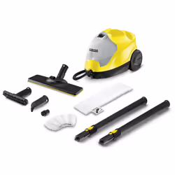 Kärcher SC 4, 0,8 L, Nero, Giallo, 2 m, 2000 W, 220-240 V, 50-60 Hz