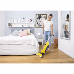 Kärcher FC 5 Cordless Aspirapolvere a bastone Batteria Secco e bagnato Senza sacchetto Nero, Argento, Giallo - Vista aggiuntiva 4