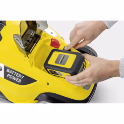 Kärcher LMO 18-36 Battery Set Tagliaerba a spinta Batteria Nero, Giallo - Vista aggiuntiva 5