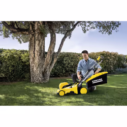Kärcher 1.444-452.0 tagliaerba Tagliaerba a spinta Batteria Nero, Giallo - Vista aggiuntiva 7