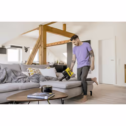 Kärcher VC 4 Aspirapolvere a bastone 2 in 1 Batteria Secco Senza sacchetto Nero, Giallo 2,5 Ah - Vista aggiuntiva 4