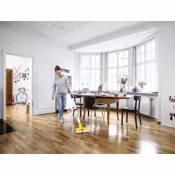 Kärcher EWM 2 Scopa elettrica Batteria Secco e bagnato Senza sacchetto Giallo - Vista aggiuntiva 4