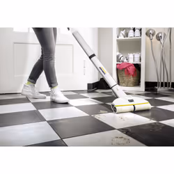 Kärcher EWM 2 Aspirapolvere a bastone Batteria Bagnato Nero, Bianco, Giallo 2,5 Ah - Vista aggiuntiva 5